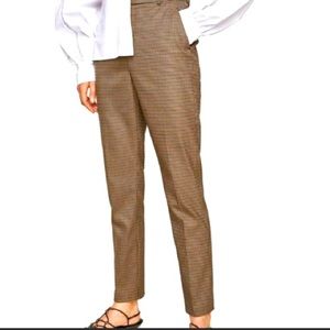 Zara Tan & Black Houndstooth Pants